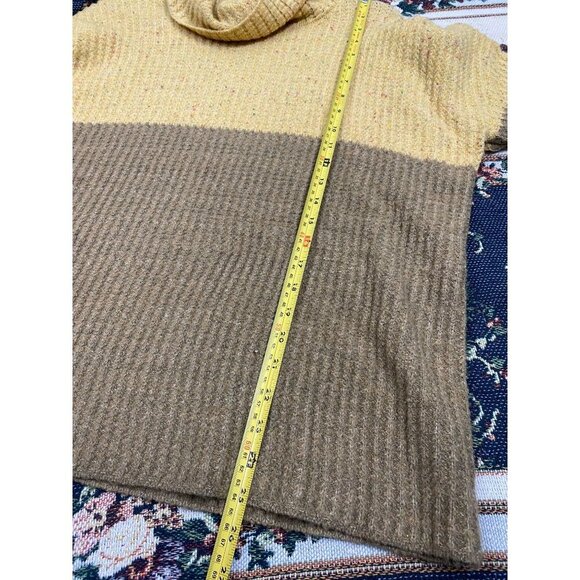 Kori America Waffle Knit Sweaters Womens Medium Cowl neck Fall Cozy Cottagecore - Picture 7 of 12